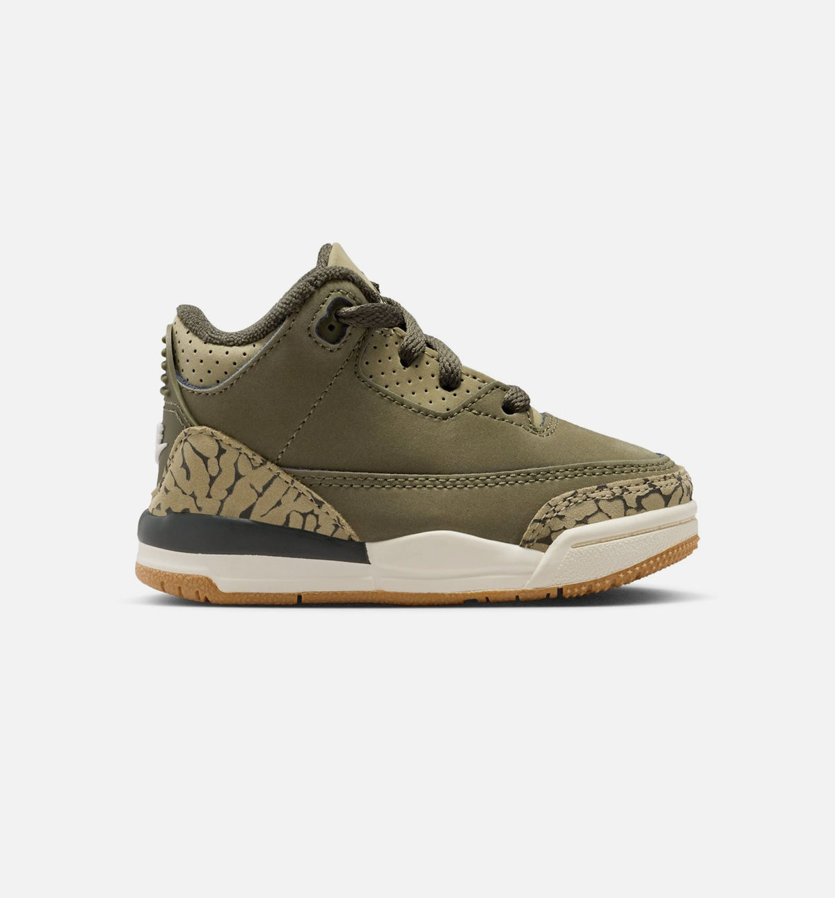 Air Jordan 3 Retro Medium Olive Infant/Toddler Lifestyle Shoe - Medium Olive/Sequoia/Neutral Olive/Sail