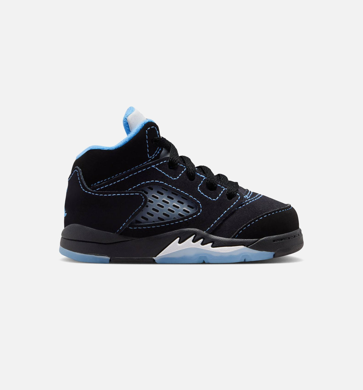 Air Jordan 5 Retro Black Carolina Infant/Toddler Lifestyle Shoe - Black/University Blue/White