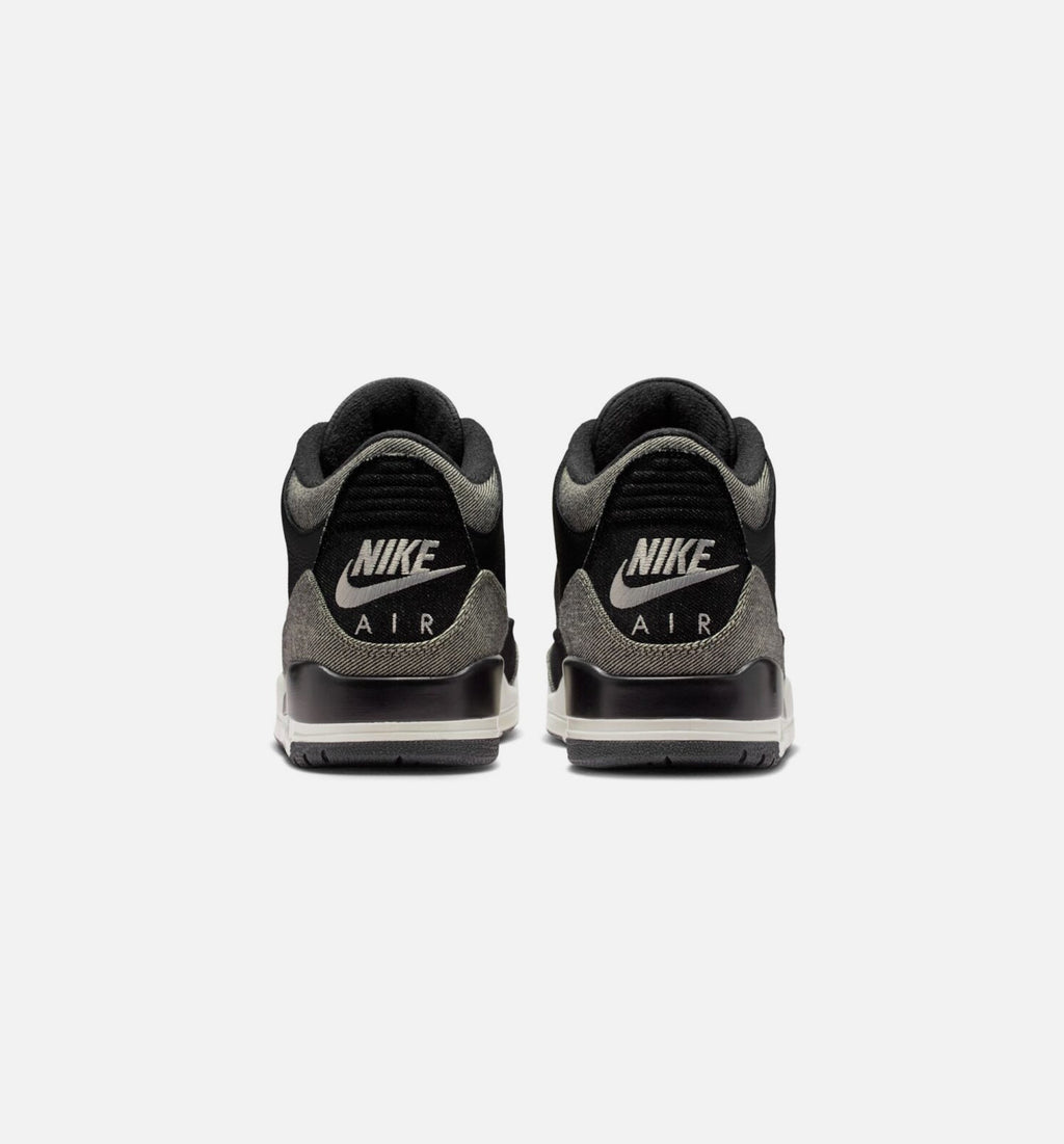 Air Jordan 3 x Levi's Black and White Men's Lifestyle Shoe - Denim/Black/Gym Red