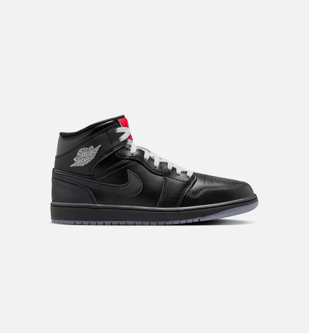 Air Jordan 1 Mid SE Men's Lifestyle Shoe - Black/Grey