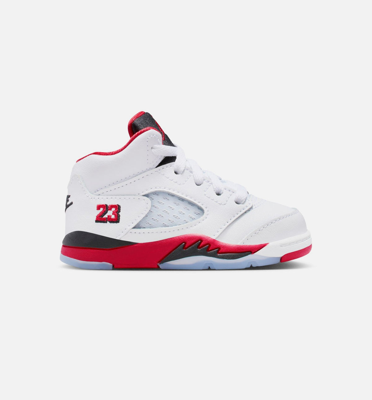 Air Jordan 5 Retro Fire Red Infant/Toddler Lifestyle Shoe - Fire Red/White